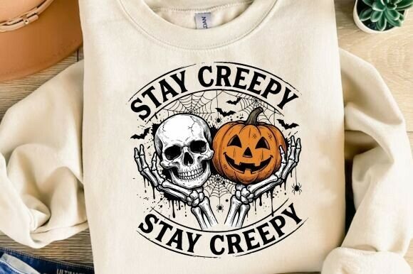 Download Stay Creepy Png, Retro Halloween Png - Creepy png Collection
