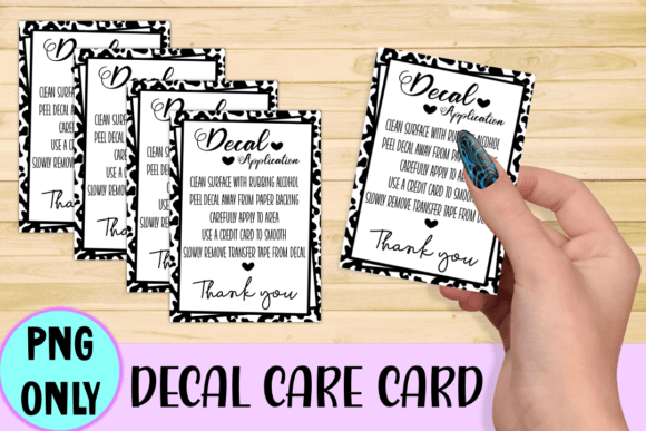 Download Decal Application Care Instructions PNG - Decal Collection