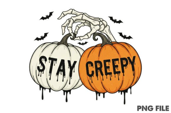 Download Halloween Pumpkins Stay Creepy Png - Creepy png Collection
