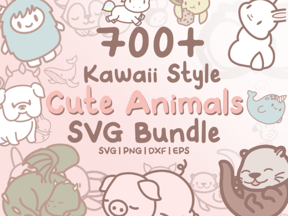 Download 700+ Kawaii Animals SVG Illustrations - Illustrations Collection