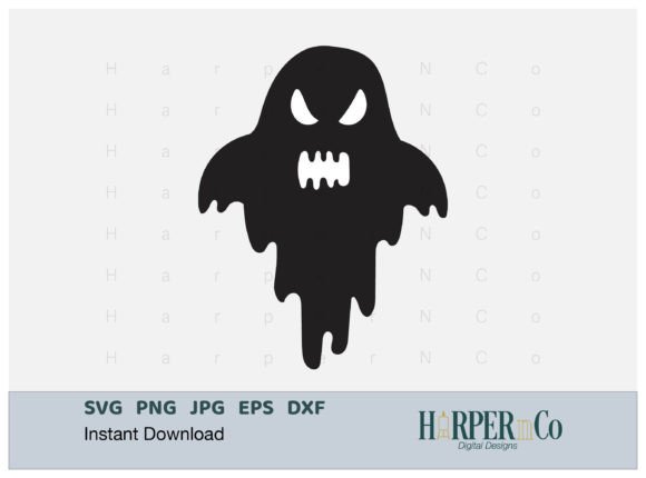 Download Halloween Ghost SVG, Spooky Scary PNG 3 - Premium Resources
