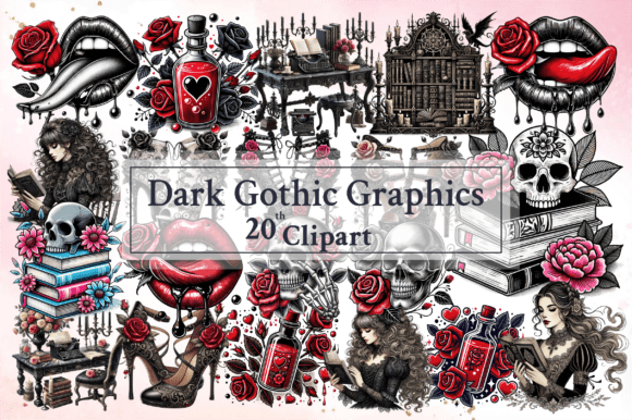 Download Dark Gothic Graphics Clipart Bundle - Graphic Collection